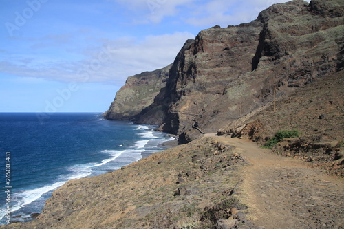 Küstenwanderung auf Santo Antao, Kap Verden, kurz vor Cruzinha