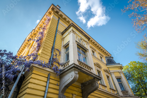 04/21/2019 - SOFIA BULGARIA - NATIONAL ART GALLERY BUILDING EXTERIOR IN A SUNNY DAY