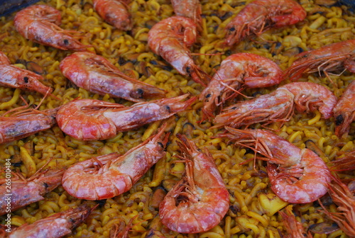 Seafood Fideuà Dish, Spanish, Valencia Cuisine