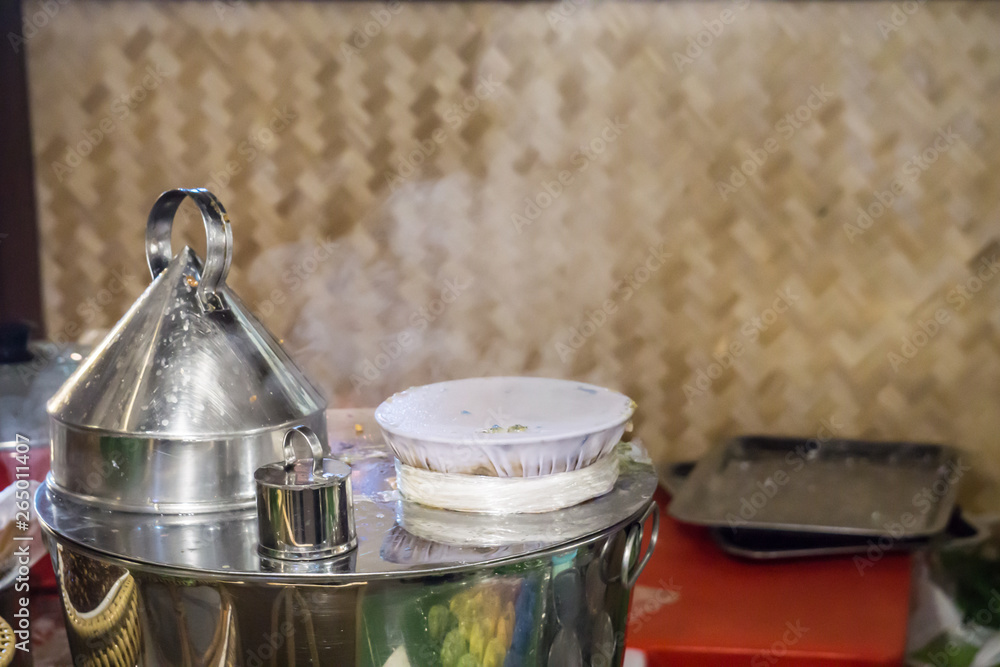 Equipment for made Thai steamed rice-skin Dumplings Equipment for made Thai steamed rice-skin Dumplings