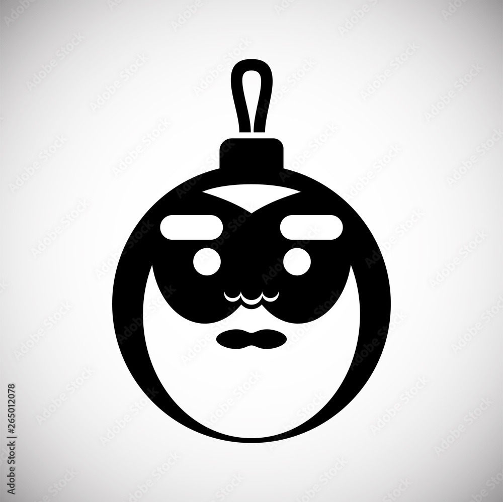 Christmas tree ball icon on background for graphic and web design. Simple vector sign. Internet concept symbol for website button or mobile app. Christmas tree ball icon on background for graphic and web design. Simple vector sign. Internet concept symbol for website button or mobile app.