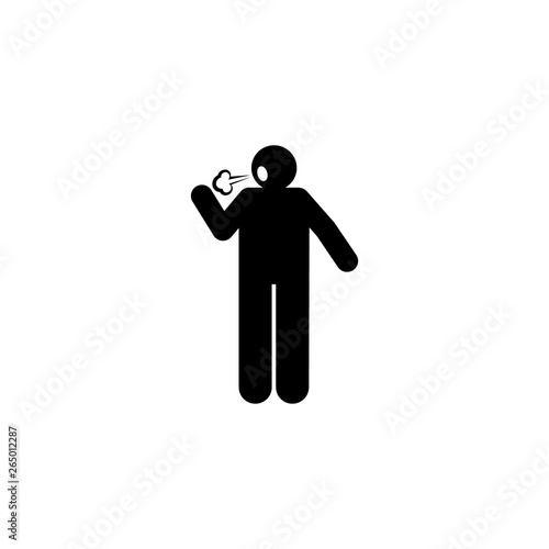 Bad, foul, mouth, smelly icon. Element of cancer icon. Premium quality graphic design icon. Signs and symbols collection icon for websites