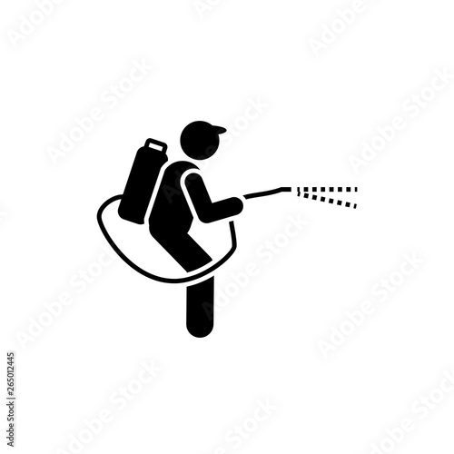 Gardener, spray, weeding icon. Element of gardening icon. Premium quality graphic design icon. Signs and symbols collection icon for websites, web design, mobile app