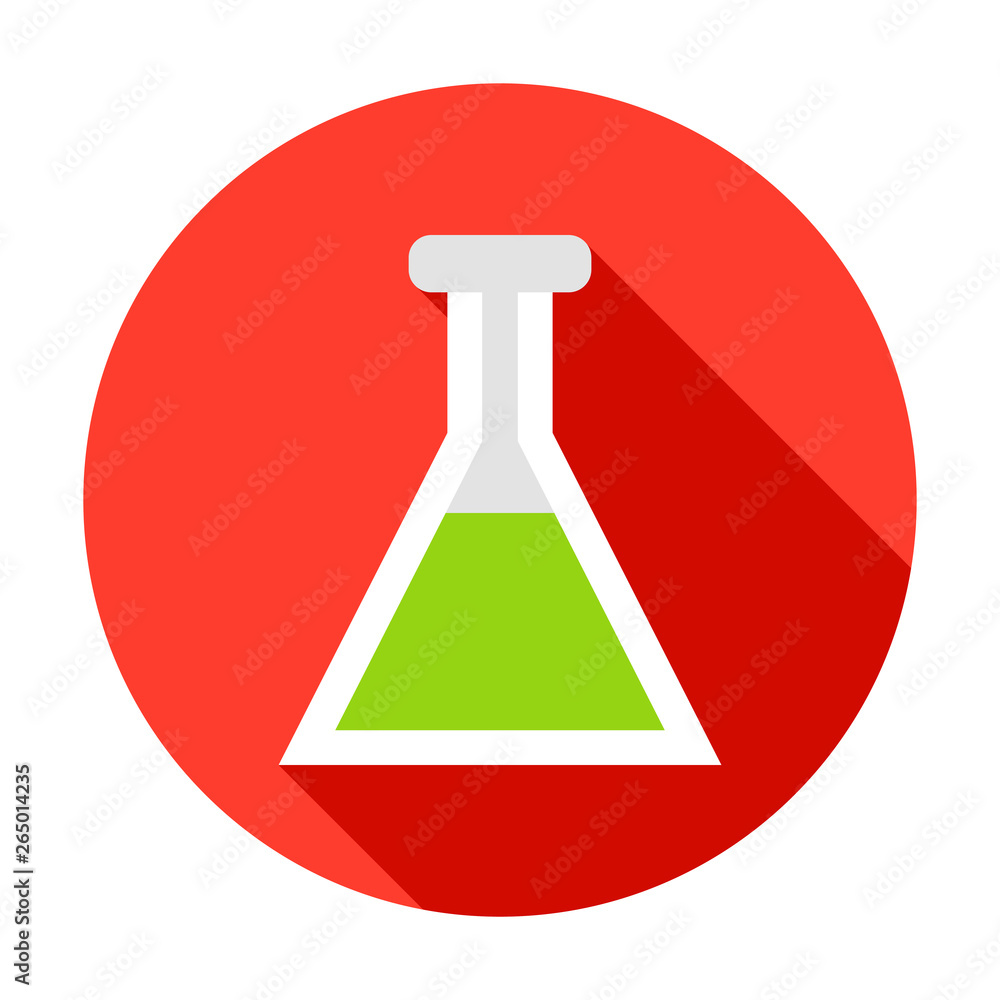 Flask Circle Icon