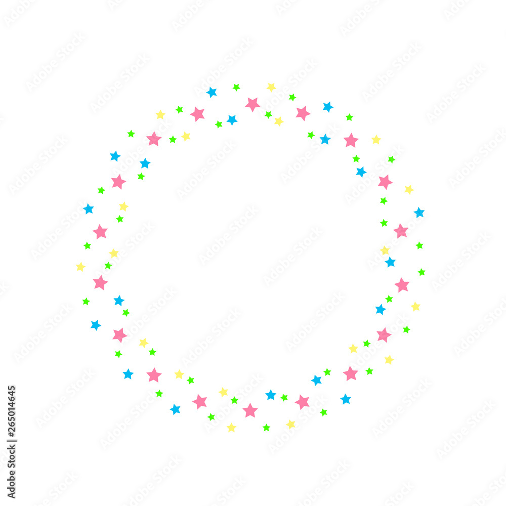 Empty frame with stars. Baby frame. Design for children Empty frame with stars. Baby frame. Design for children