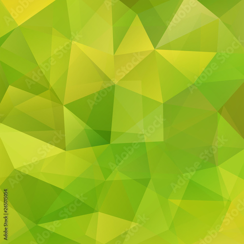 Abstract polygonal vector background. Green geometric vector illustration. Creative design template.