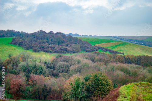 The lush green meadows of england and kent