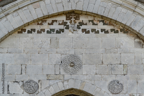 Details of the Little Hagia Sophia Museum in Trabzon, Turkey. photo