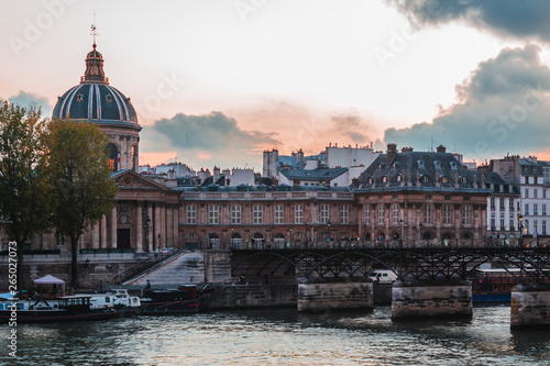 Sunset in Paris, France, Europe