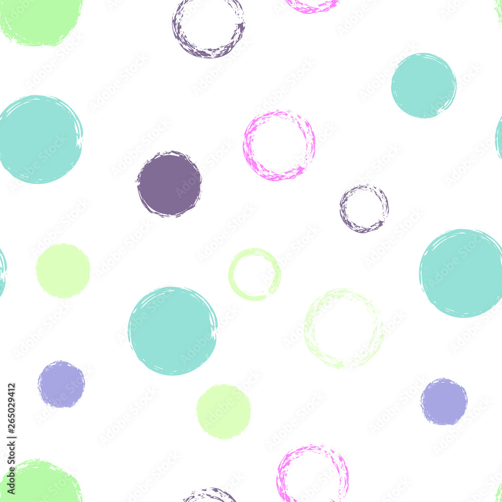 Polka dots pastel seamless pattern Polka dots pastel seamless pattern