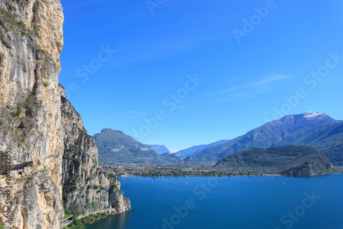 Riva del Garda view from Ponale