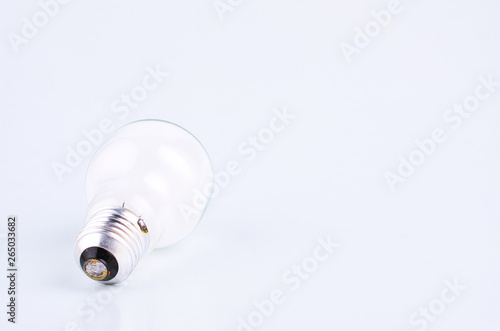 bulb over white background for creative ideas concept