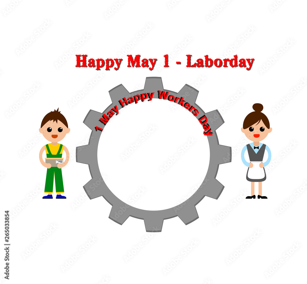 1 may happy workers day - 1 may happy laborday vector illustration 1 may happy workers day - 1 may happy laborday vector illustration
