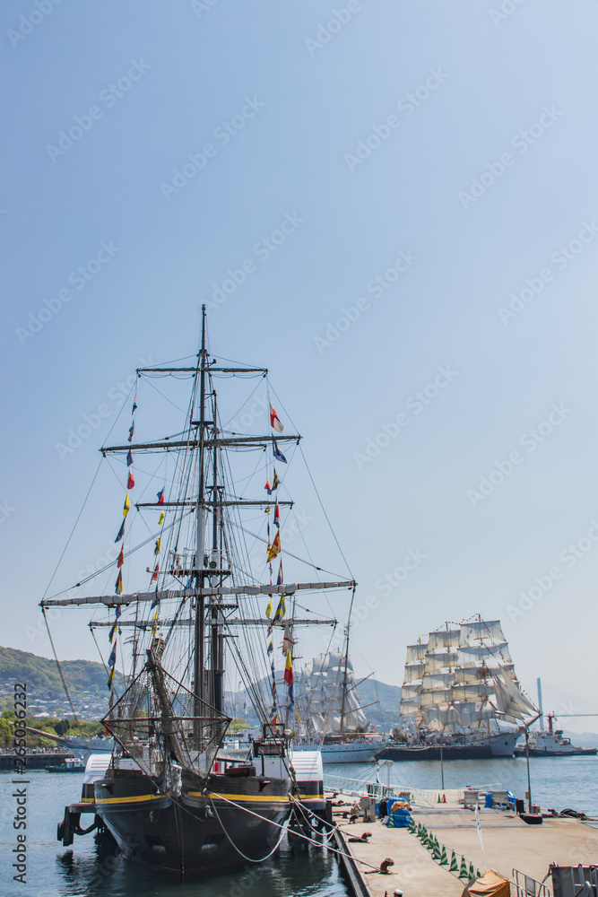 長崎帆船祭り Nagasaki Sailing ship Festival　長崎県長崎港　観光丸