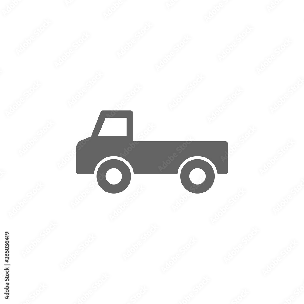 pickup truck icon. Element of simple transport icon. Premium quality graphic design icon. Signs and symbols collection icon for websites