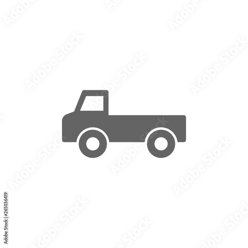 pickup truck icon. Element of simple transport icon. Premium quality graphic design icon. Signs and symbols collection icon for websites