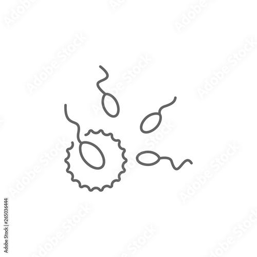 Artificial insemination, sperm icon. Element of artificial insemination icon. Thin line icon for website design and development, app development. Premium icon