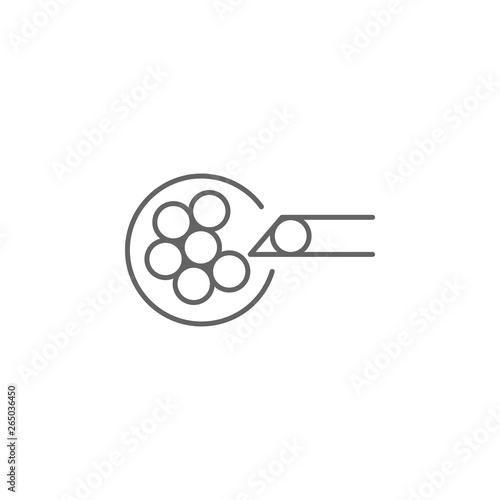Artificial insemination, analysis icon. Element of artificial insemination icon. Thin line icon for website design and development, app development. Premium icon