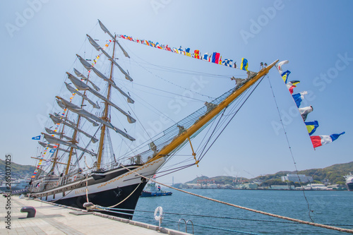 長崎帆船祭り Nagasaki Sailing ship Festival　長崎県長崎港　パラダ