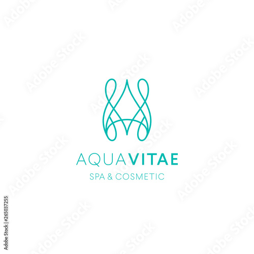 Initial letter A V typography logo design Feminine Logo Design Inspiration custom logo design vector