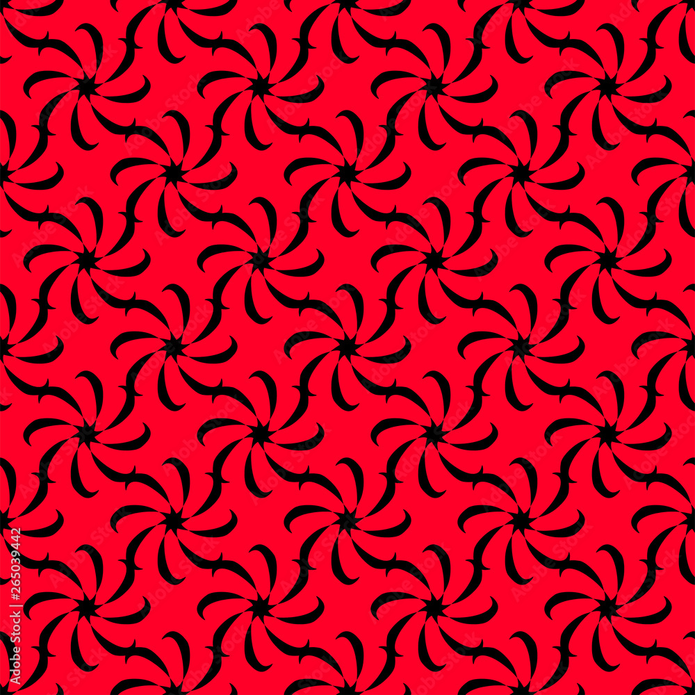 Black pattern red background. Seamless pattern wallpaper. Black pattern red background. Seamless pattern wallpaper.