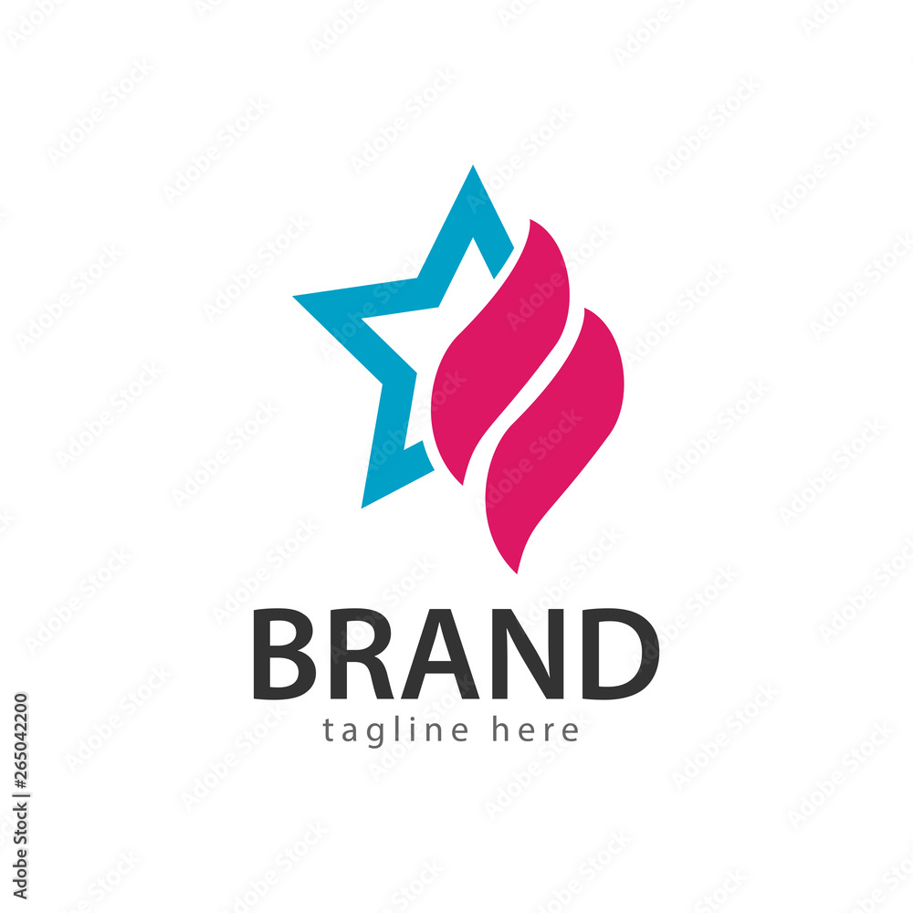 Brand Company Logo Vector Template Design Illustration Brand Company Logo Vector Template Design Illustration