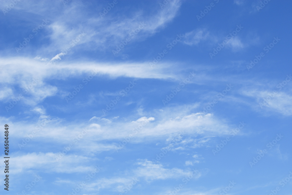 blue sky with clouds