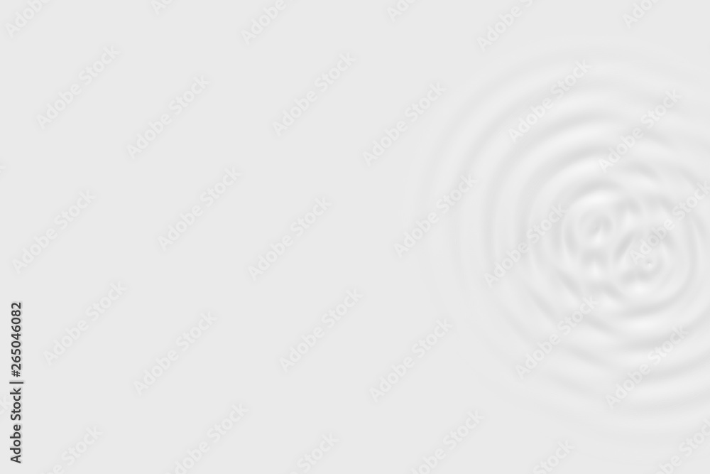 Fototapeta premium Abstract soft background, texture of white liquid ring or white yogurt surface
