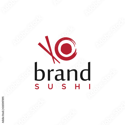 japanesse sushi logo design