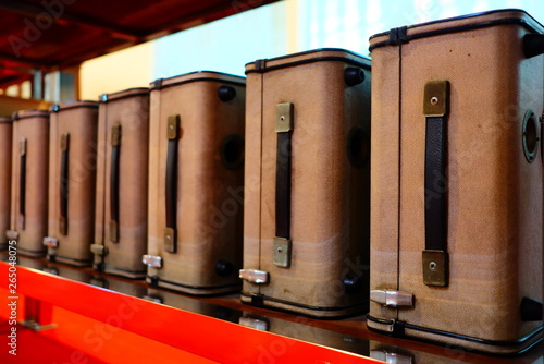 Vintage Portable Overhead Projectors. photo