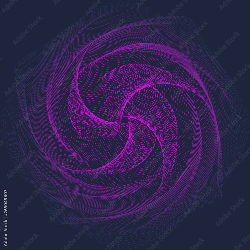 Abstract particle background design in modern style on black background Abstract particle background design in modern style on black background