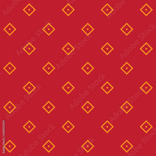 rectangular pattern with a red background vector