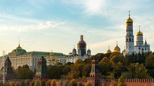 The Cathedral of the Archangel. Outside of Kremlin. Moscow.
