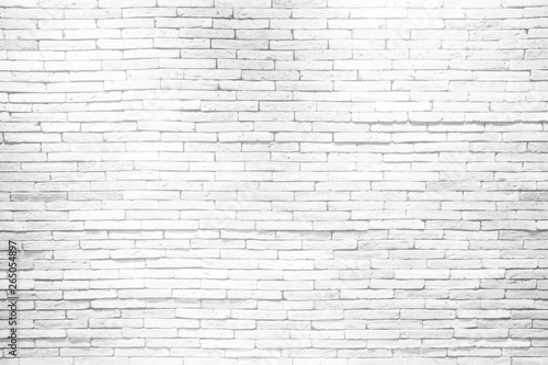 White Brick Wall Background with Light Leak.