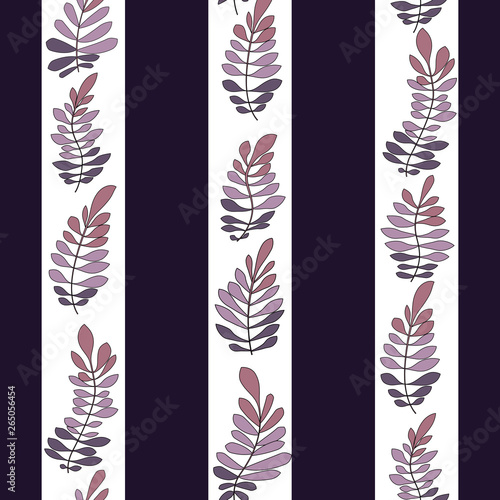 Texture with flowers and plants. Floral ornament. Original flowers pattern.