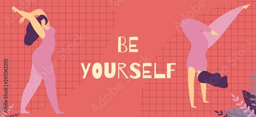 Be Yourself Inspiration Banner Positive Body Page