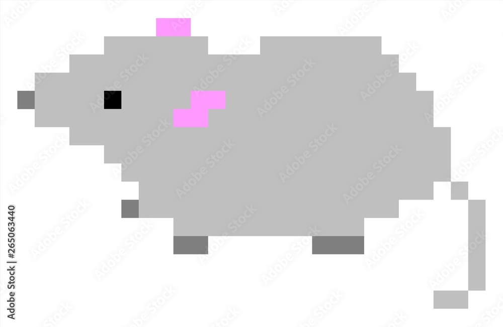 ネズミ ドット ネズミ ドット