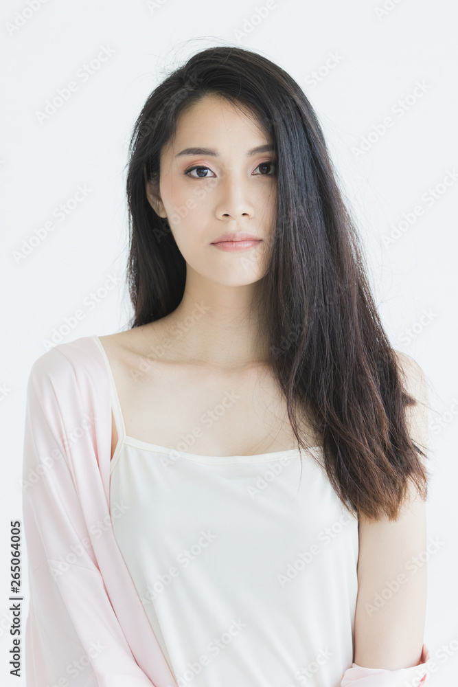 Sexy woman in pajamas posing in seductive mood.. Sexy woman in pajamas posing in seductive mood..