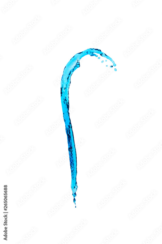 Water splashes isolated on white Water splashes isolated on white
