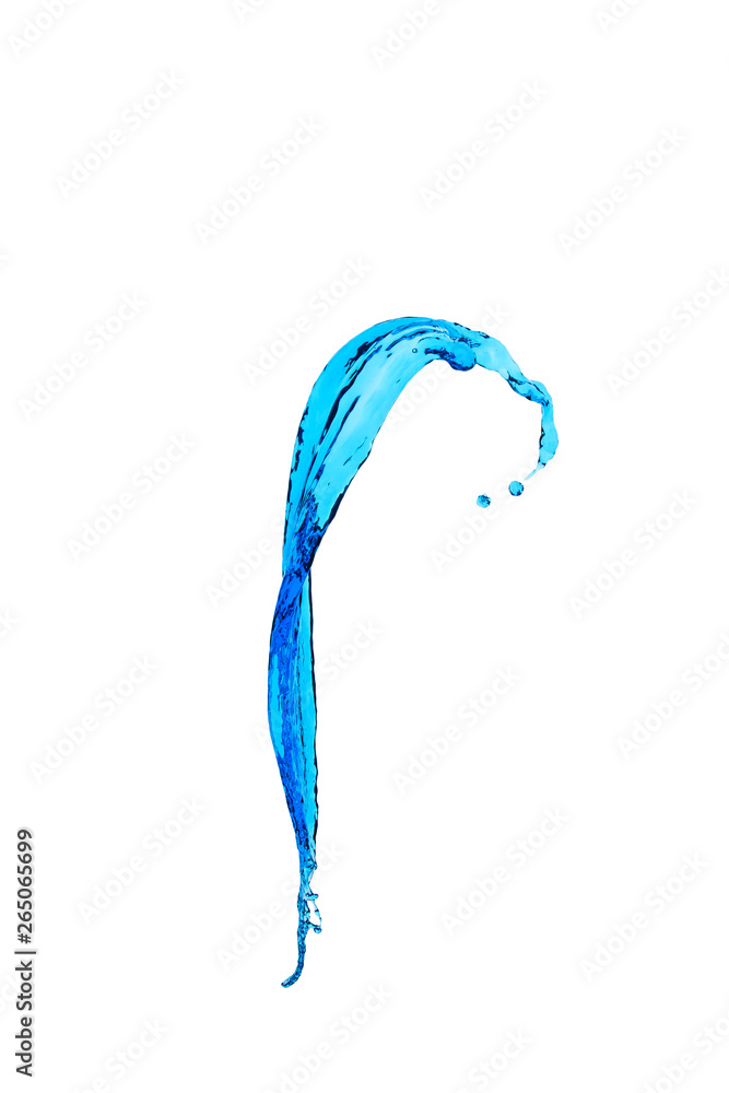 Water splashes isolated on white Water splashes isolated on white
