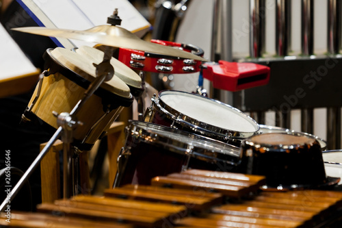 Obraz na plátně Orchestral percussion instruments