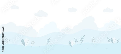 Abstract Floral Natural Seamless Cartoon Texture