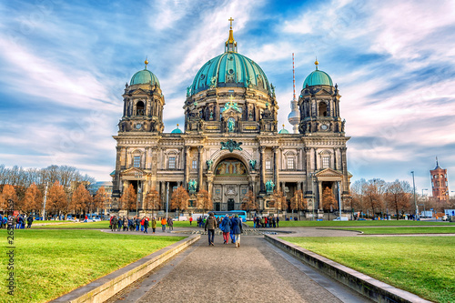 Berlin Cathedral (Berliner Dom) famous landmark in Berlin located on Museum Island, Germany