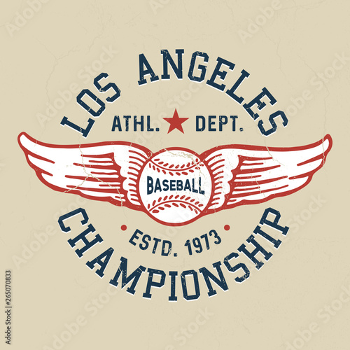Los Angeles Championship - Tee Design For Printing