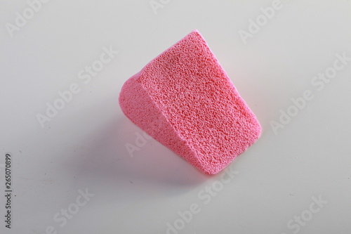 sponges for makeup. set of pink triangular sponges