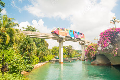 Sentosa Island in Singapore.