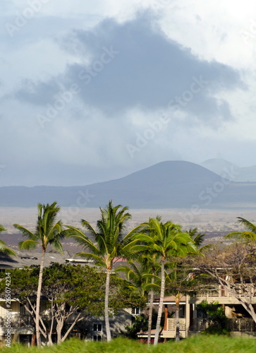 Resort in Waikoiloa with Mauna Keain background