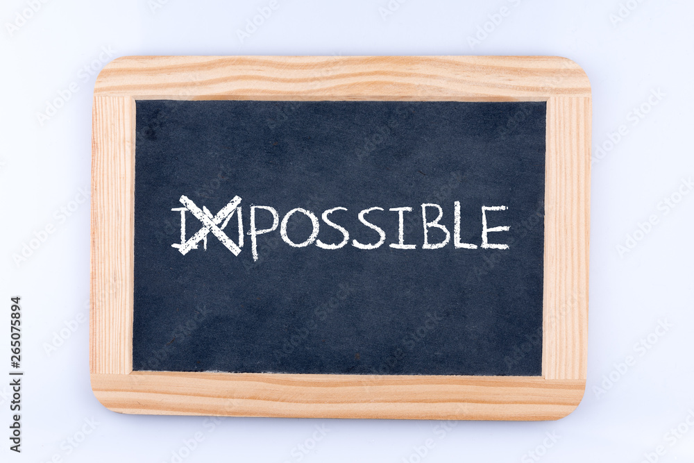 Chalk board impossible / possible