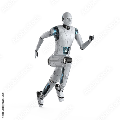 robot running or jumping