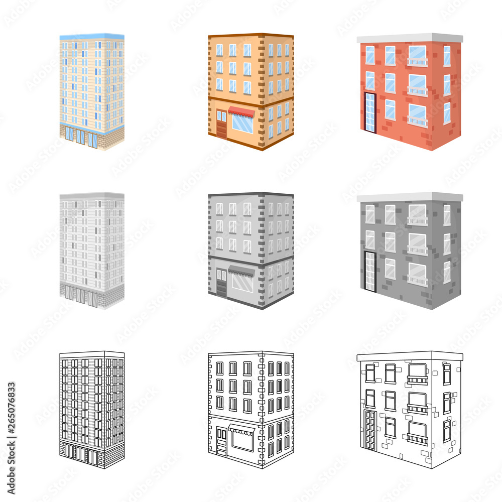 Isolated object of construction and building sign. Collection of construction and estate vector icon for stock. Isolated object of construction and building sign. Collection of construction and estate vector icon for stock.